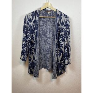 Peruvian Connection Womens Small Cardigan Open Front Sweater Pima Cotto…‎